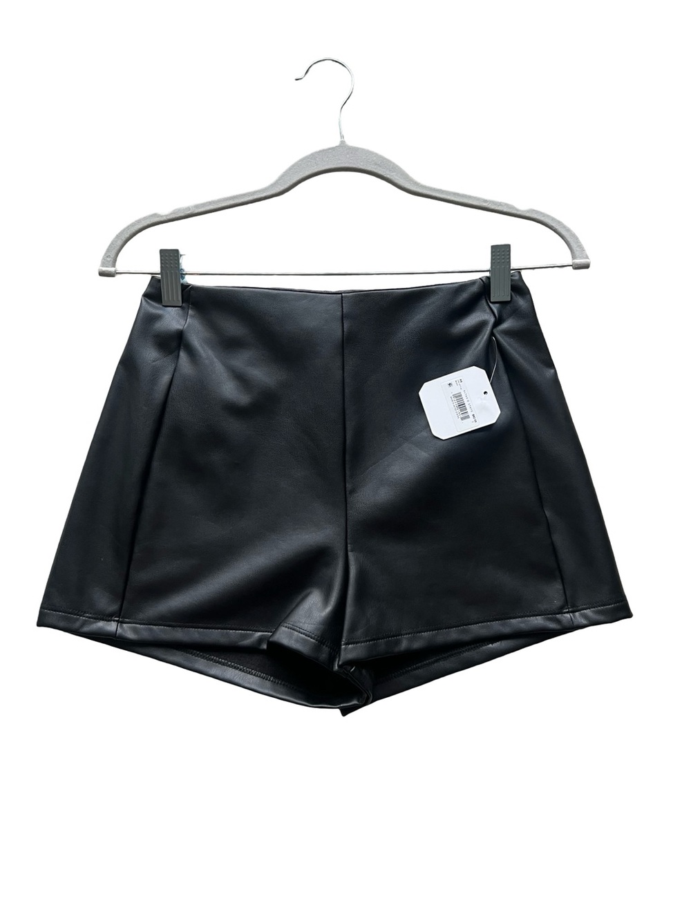 Altard state black leather shorts